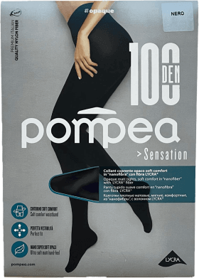 Pompea Dres damă Sensation 100 DEN 3-M negru, 1 buc