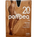 Pompea Dres damă Top 20 DEN 1/2-S negru, 1 buc
