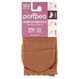 Pompea Șosete scurte damă Calzino Pizzo universale nude Polvere Dorata, 2 buc