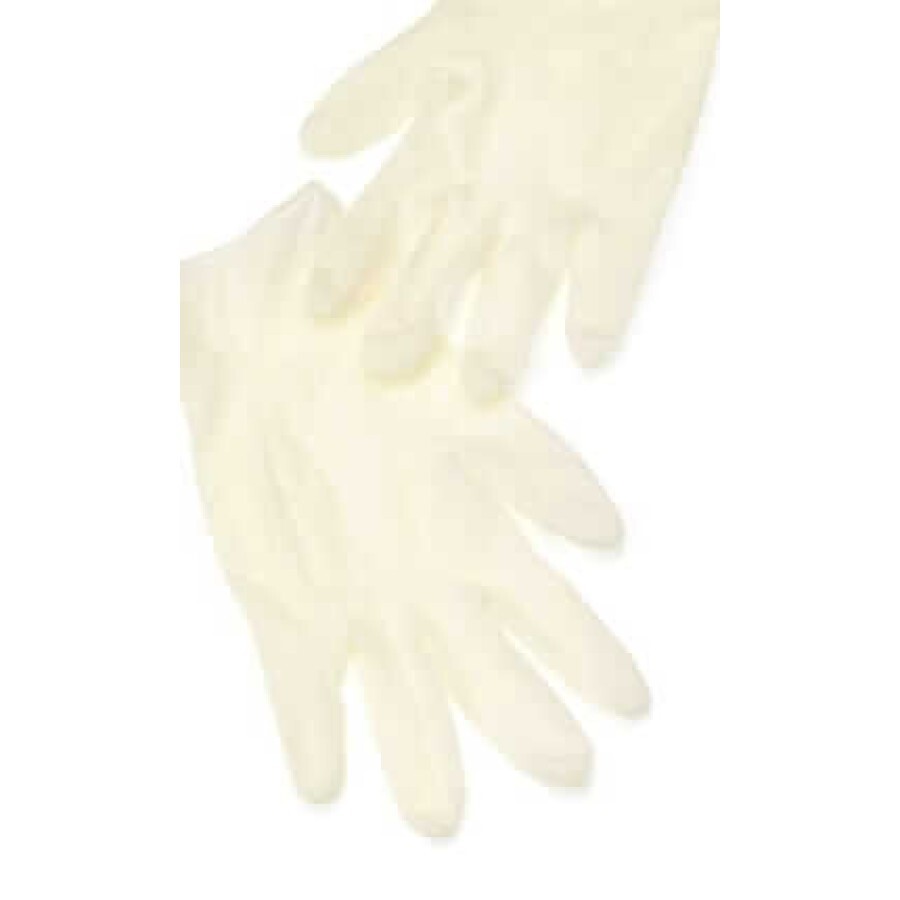 Profissimo Mănuși de unică folosință albe, mici, 60 buc