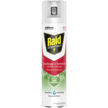 Raid Essentials Spray împotriva gândacilor și furnicilor, 400 ml