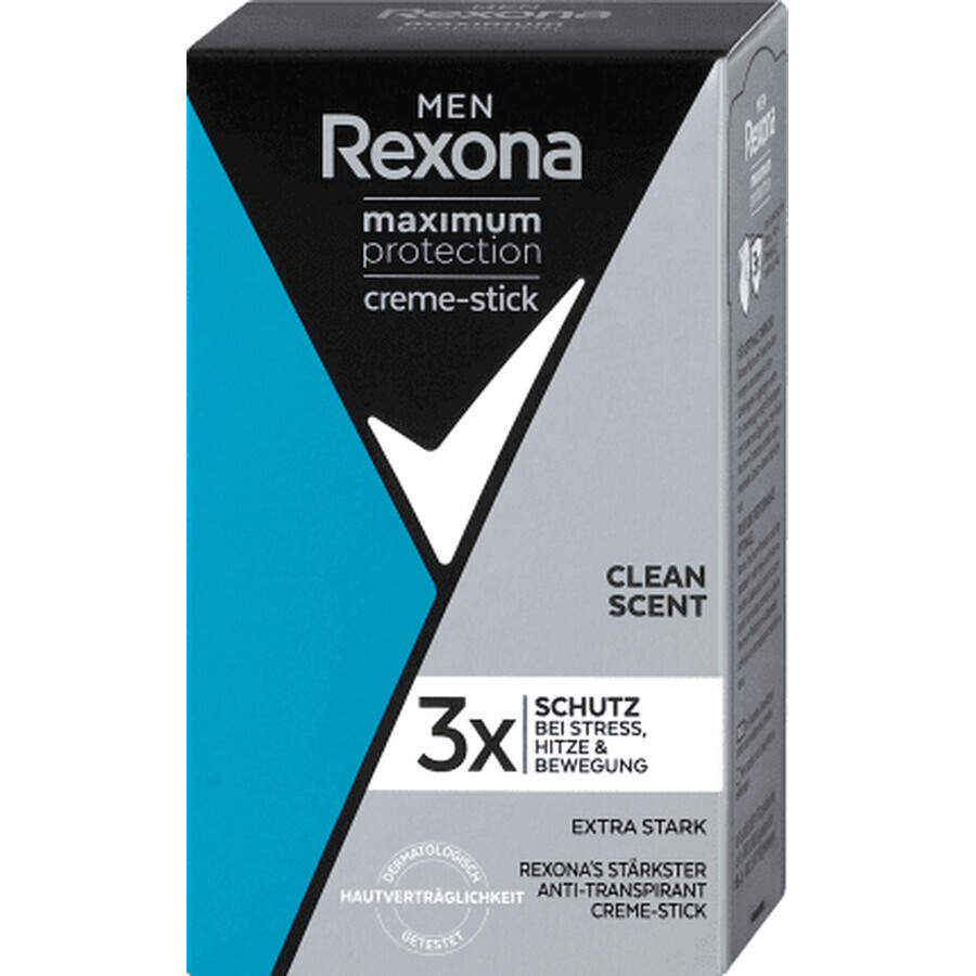 Rexona MEN Deodorant stick Max Pro Clean, 45 ml