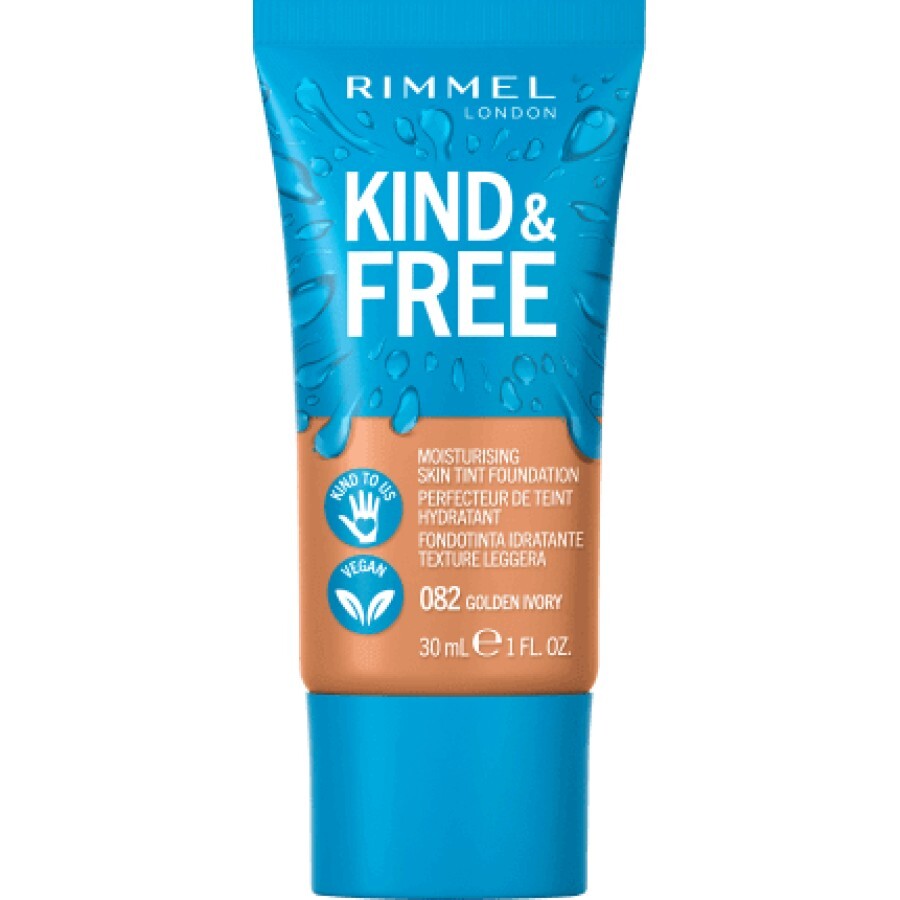 Rimmel London Fond de ten Kind&Free 082 Golden Ivory, 30 ml