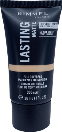 Rimmel London Fond de ten Lasting Matte 305 Buff, 30 ml