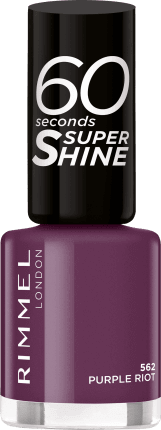 Rimmel London Lac de unghii 60 Seconds Super Shine 562 Purple Riot, 8 ml