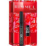 Rimmel London Set Mascara Extra 3D Lash + Lac de unghii 60S Super Shine 315, 1 buc