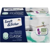 Sanft&Sicher Classic Sensitive hârtie igienică umedă, 15 buc