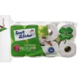 Sanft&Sicher Recycling hârtie igienică, 3 straturi, 8 buc
