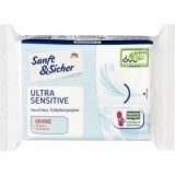 Sanft&Sicher Ultra Sensitive hârtie igienică umedă, 50 buc