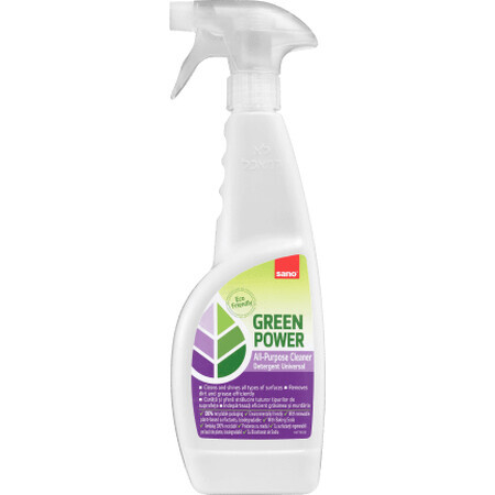 Sano Sano green power detergent universal surface cleaner, 750 ml