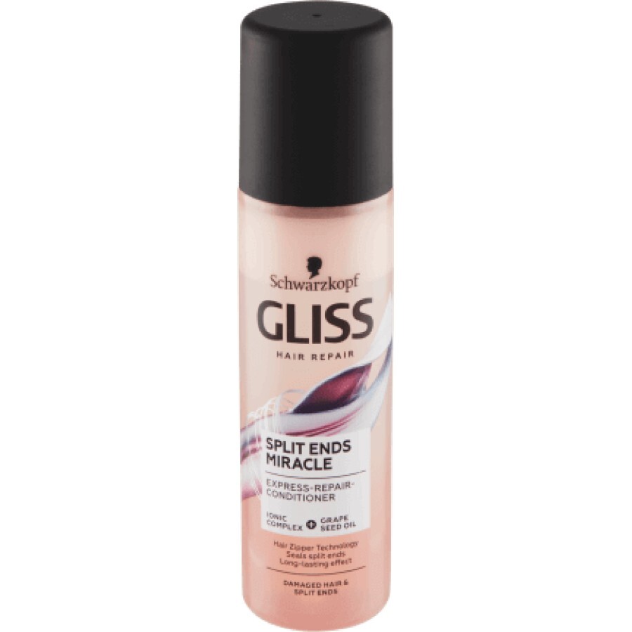 Schwarzkopf GLISS Balsam spray pentru păr split ends, 200 ml
