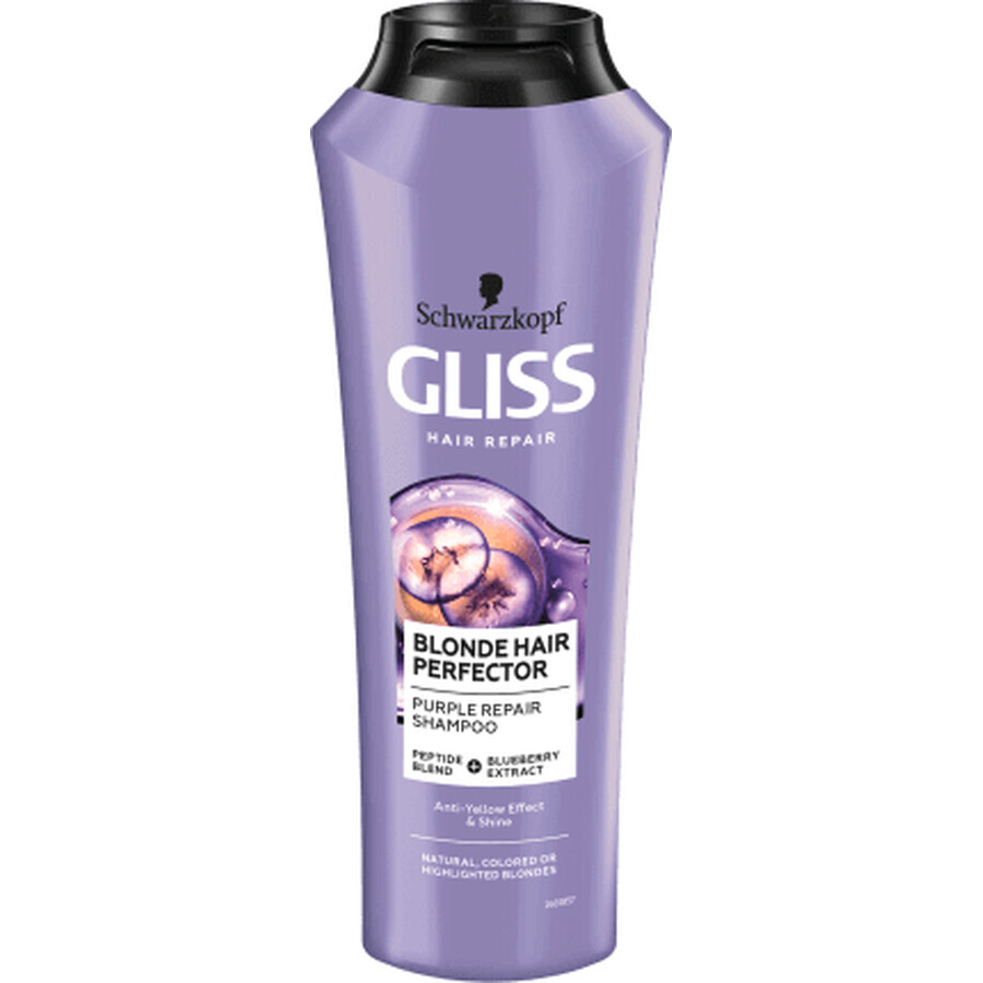 Schwarzkopf GLISS Șampon Blonde Hair Perfector, 250 ml