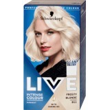 Schwarzkopf Live Vopsea de păr permanentă B11 Frosty Blonde, 142 g