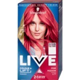 Schwarzkopf Live Vopsea de păr permanentă L 77 Pink Passi, 142 g
