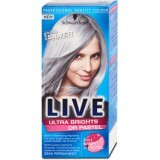 Schwarzkopf Live Vopsea de păr semi-permanentă Live Ultra Brights 98 Steel Silver, 80 g