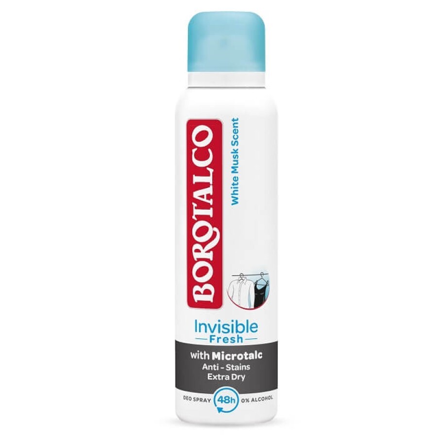 Deodorant spray Invisible Fresh, 150 ml, Borotalco recenzii