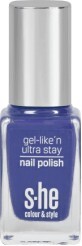 S-he colour&amp;style Gel-like&#39;n ultra stay lac de unghii 322/393, 10 ml
