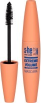 S-he colour&amp;style Just extreme mascara volum Waterproof Nr. 170/004, 12 ml