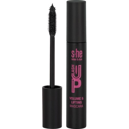 S-he colour&style Lash up mascara Volum&Lifting Nr. 171/003, 12 ml