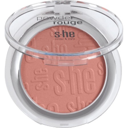 S-he colour&style Pudră rouge 186/402, 4,5 g