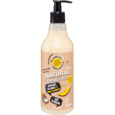 Skin Super Good by Organic Shop Gel de dus no stress, 500 ml