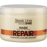 SLEEK LINE Mască reparatoare pentru păr deteriorat, 250 ml