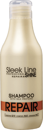 SLEEK LINE Șampon reparator pentru păr deteriorat, 300 ml