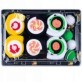Soxo Set șosete damă sushi &#238;ntr-o cutie de cadou, 3 buc