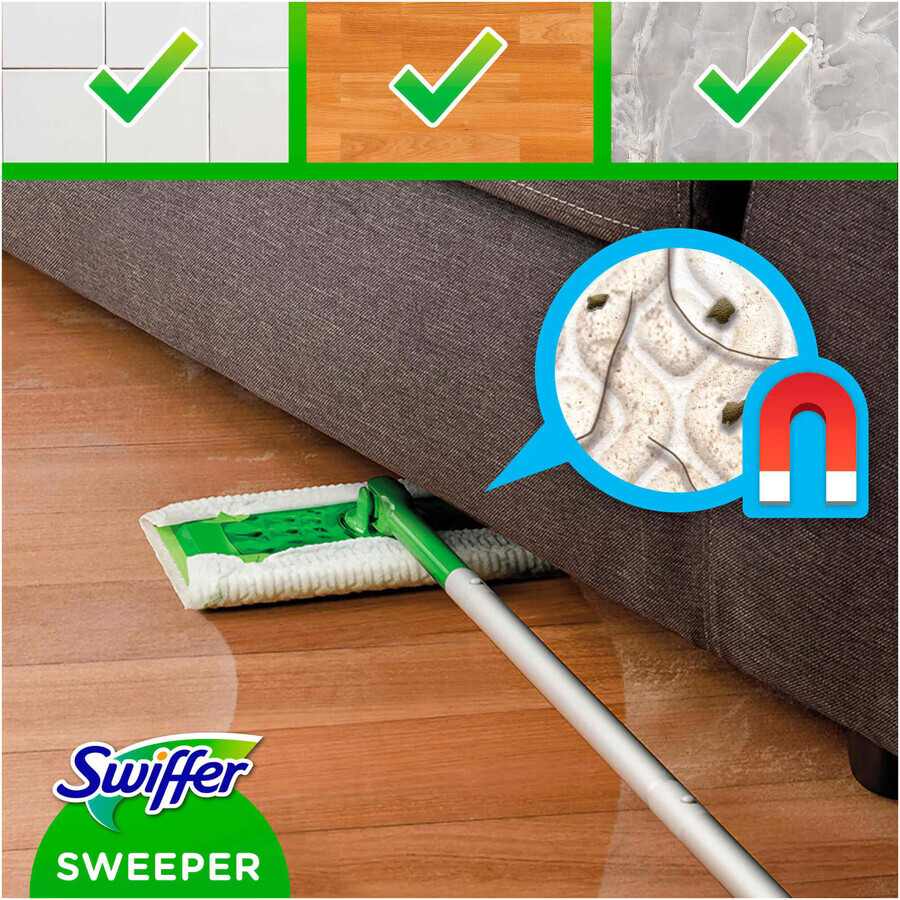 Swiffer Reserve panni umidi per pavimenti, 20 pz