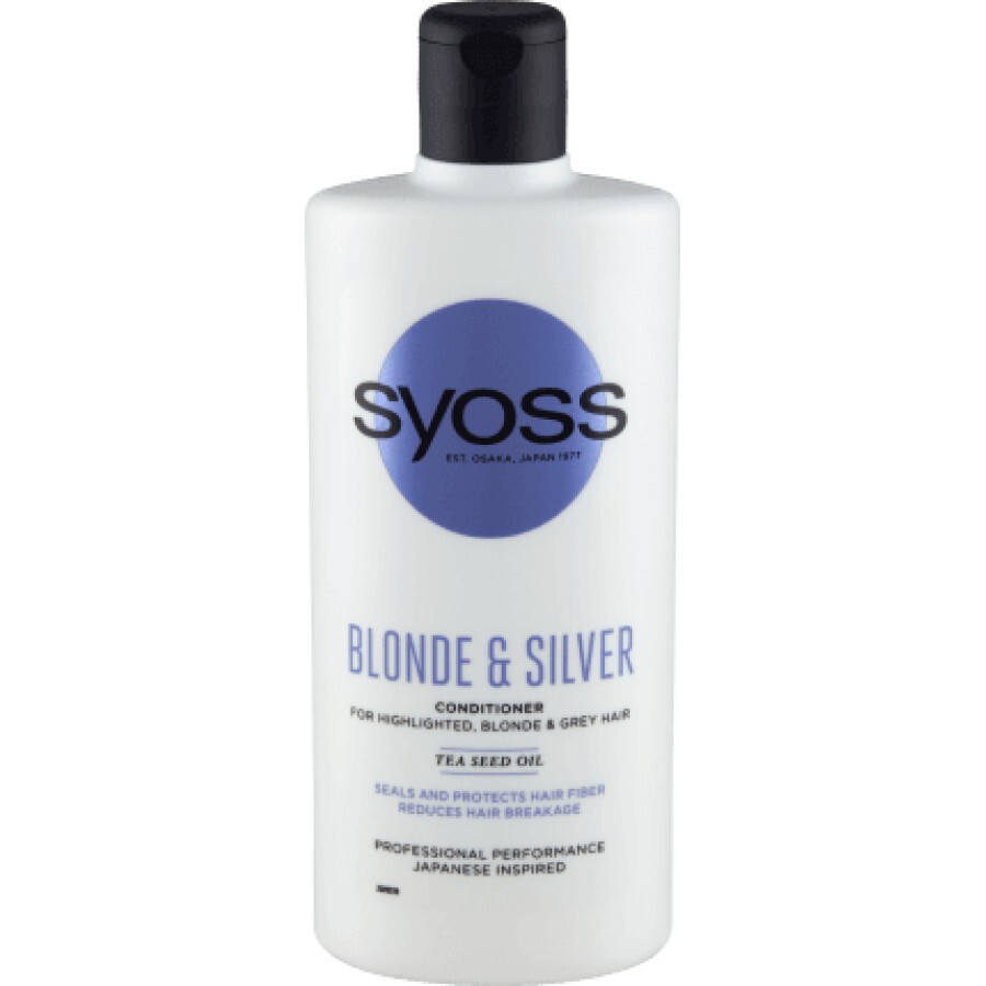 Syoss Balsam pentru păr blond, argintiu sau cu șuvițe, 440 ml
