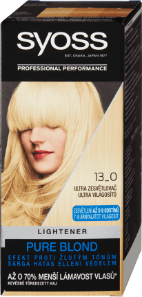 Syoss Color Vopsea de păr permanentă 13-0 Lightener Pure Blond, 1 buc