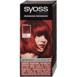 Syoss Color Vopsea de păr permanentă 5-72 roşu pompei, 1 buc