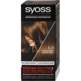 Syoss Color Vopsea de păr permanentă 5-8 Șaten Alună, 1 buc