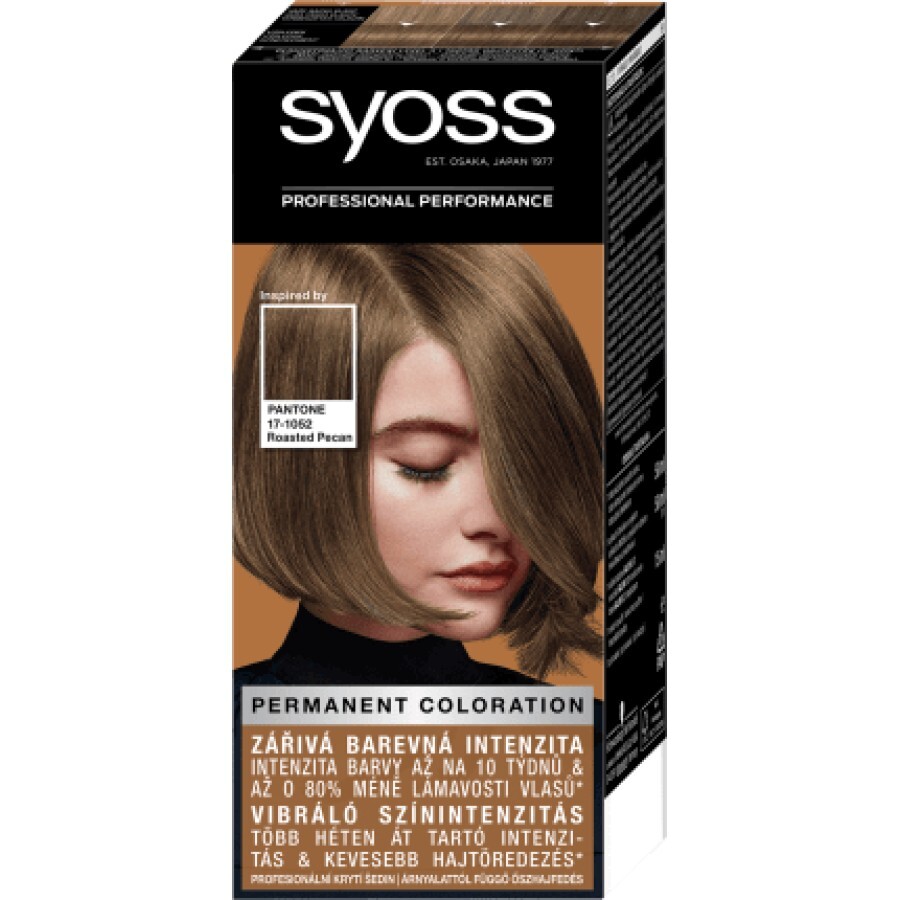 Syoss Color Vopsea de păr permanentă 6-66 nucă prăjită, 1 buc