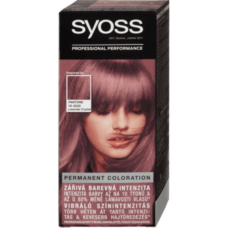 Syoss Color Vopsea de păr permanentă 8-23 lavandă cristal, 1 buc