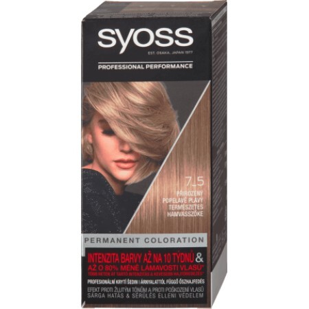 Syoss Color Vopsea permanentă blond natural 7-5, 1 buc