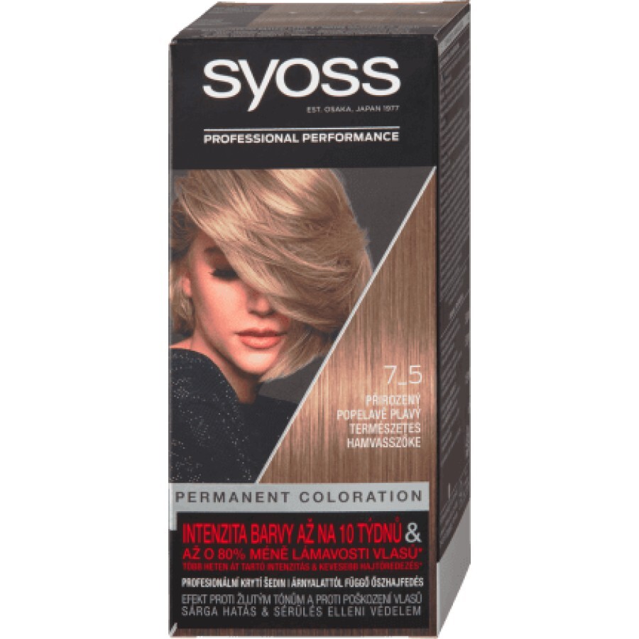 Syoss Color Vopsea permanentă blond natural 7-5, 1 buc