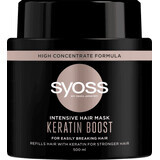Syoss Keratin Boost mască intensivă pentru păr fragil, 500 ml