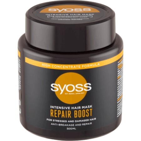 Syoss Mască de păr intensivă pentru reparare, 500 ml