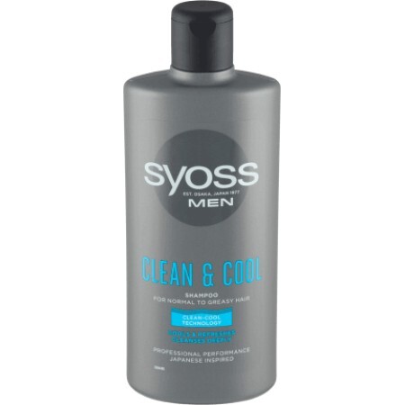 Syoss Men Șampon pentru bărbați Cool, 440 ml