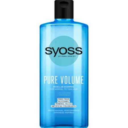 Syoss Șampon pentru păr normal spre subțire, 440 ml