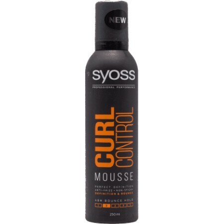 Syoss Spumă de păr Curl Control, 250 ml