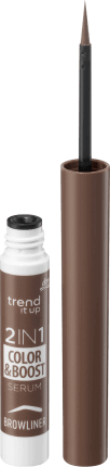 Trend !t up 2in1 Color & Boost Ser de sprâncene 040 Dark Brown, 1,7 ml