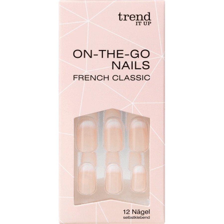 Trend !t up Unghii false french style, 12 buc