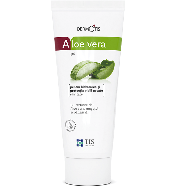 DermoTIS Aloe Vera gel, 100 ml, Tis Farmaceutic Vitamine si suplimente
