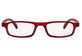 Visiomax Ochelari de citit, ramă roșie, dioptrie +3,0, 1 buc