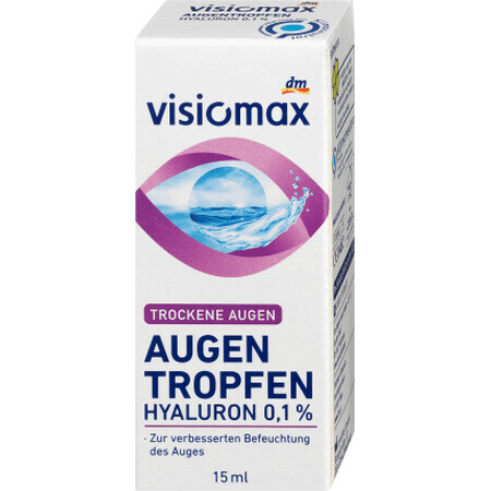 Visiomax Picături pentru ochi cu hyaluron, 15 ml