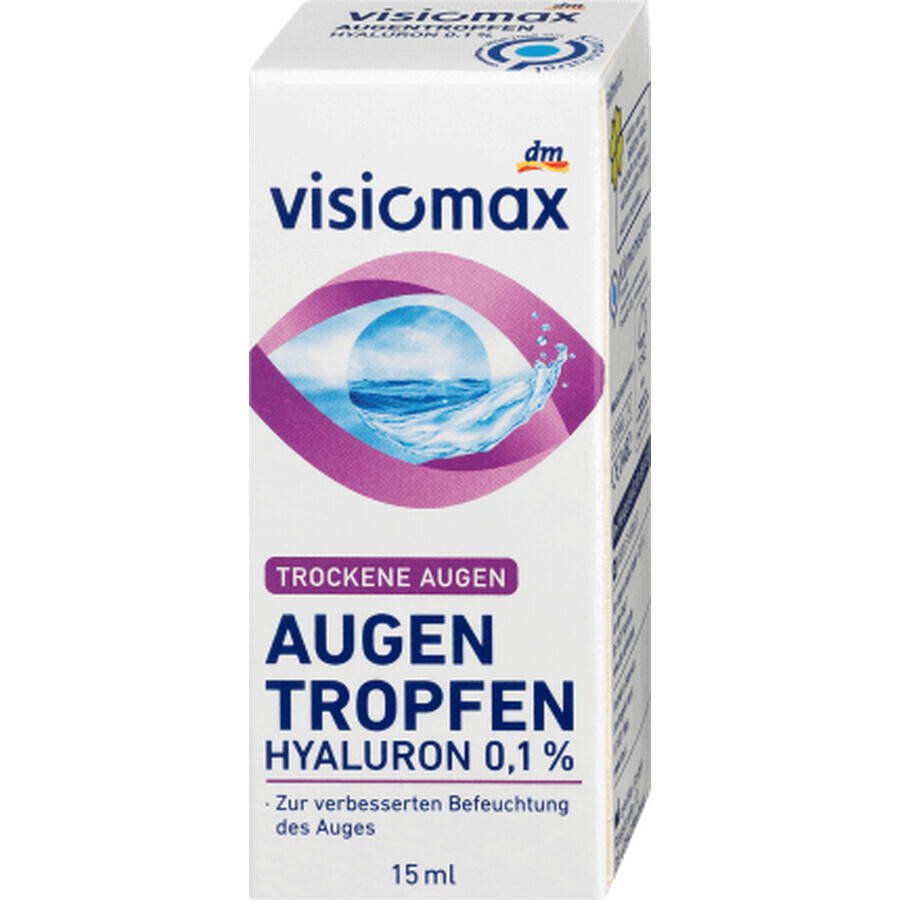 Visiomax Picături pentru ochi cu hyaluron, 15 ml