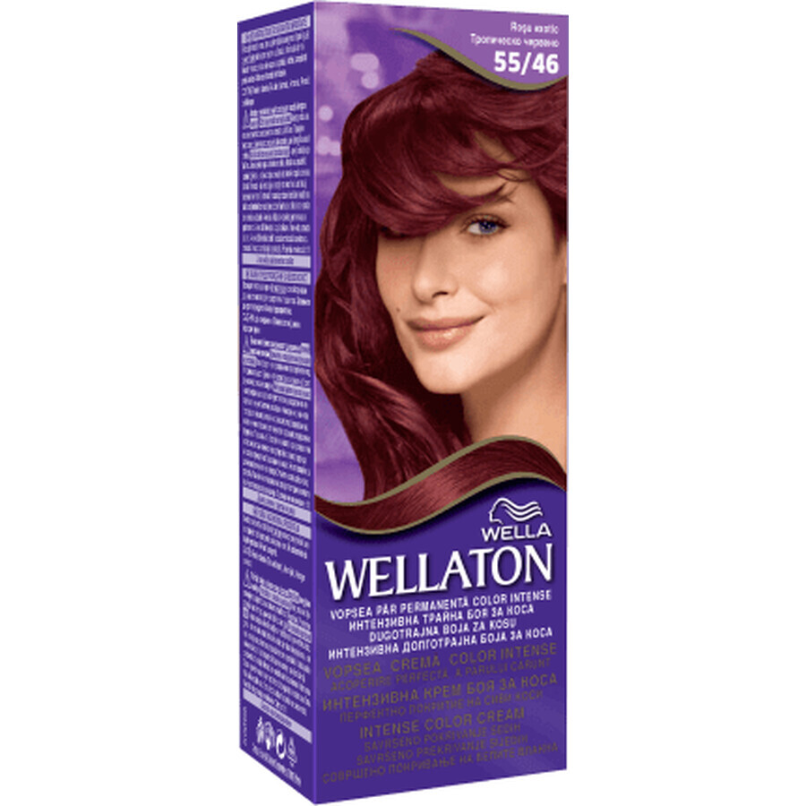Wellaton Vopsea de păr permanentă 55/46 roșu exotic, 1 buc