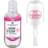 Essence cosmetics GROWN'N'GLOW NAIL CARE Lac pentru unghii, 8 ml